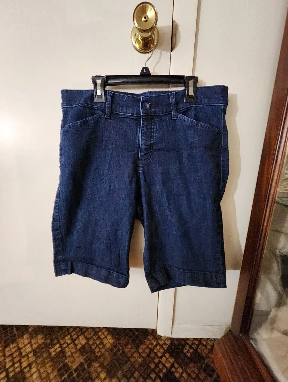 Men's Denim Shorts - Dark Blue